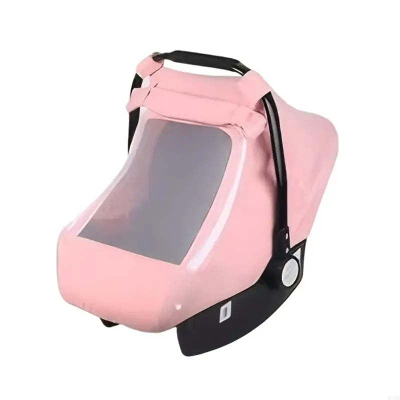 D7YD carrito bebé multifunción, sombrilla, funda para cesta transporte, ventana transpirable, funda protectora cómoda para - imagen 2