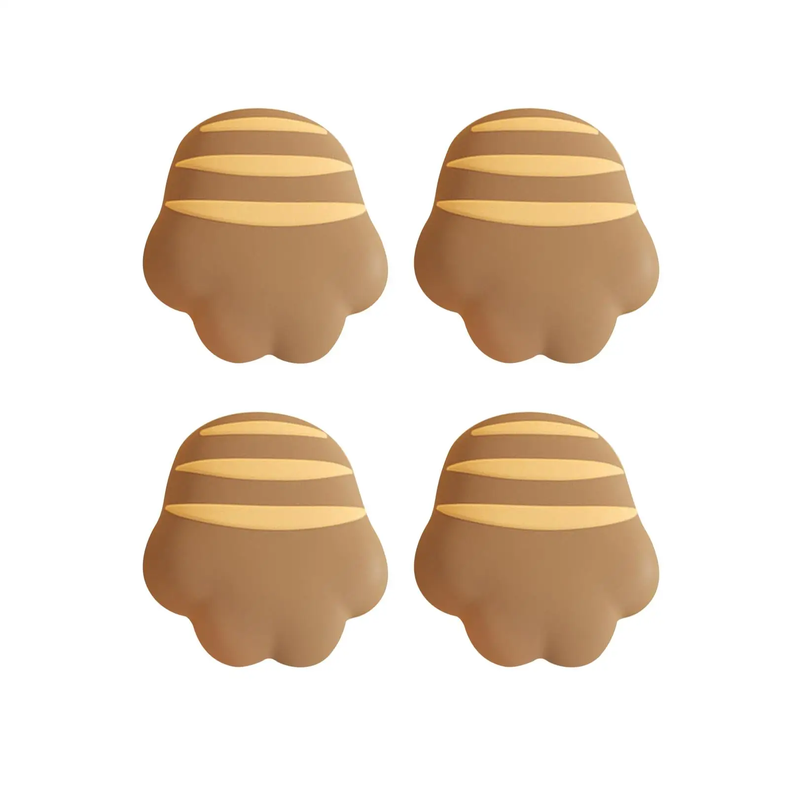 4Pcs Corner Protector Paw Print Cute Table Corner Guards for Cupboard Desk