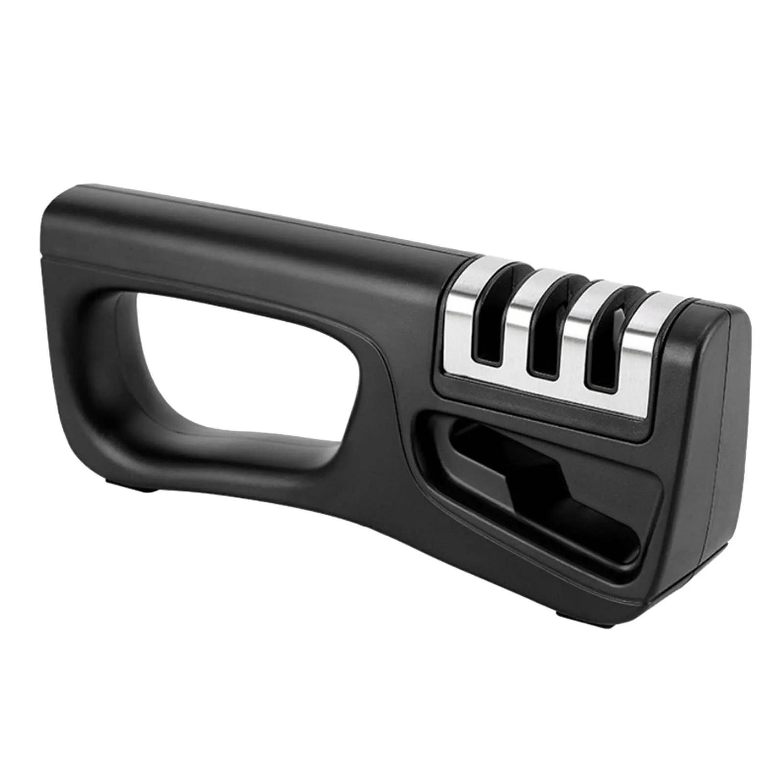 Afilador de cuchillos profesional 4 en 1, piedras reemplazables de cerámica y tungsteno, restaura el borde a todos los cuchillos de cocina, 1 ud. - imagen 3