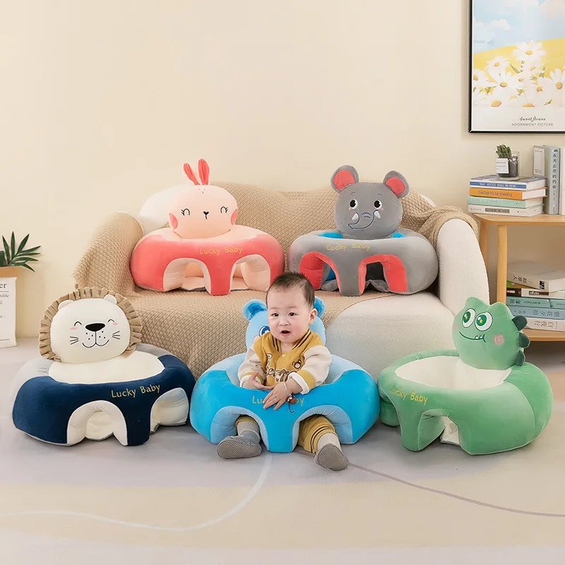 Sofá de aprendizaje para bebés anti-caída con respaldo bajo - imagen 3