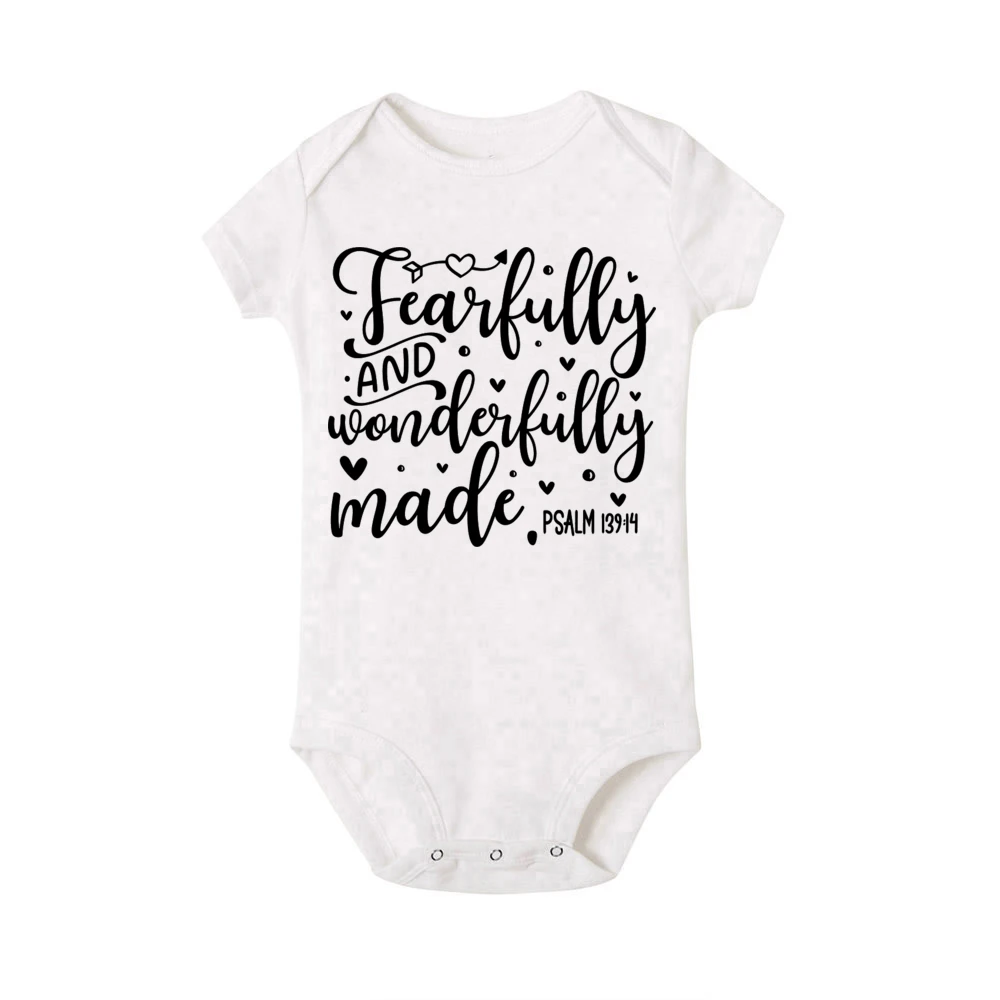 Newbron Body Mameluco Bebé Fe – Diseño religioso - imagen 4