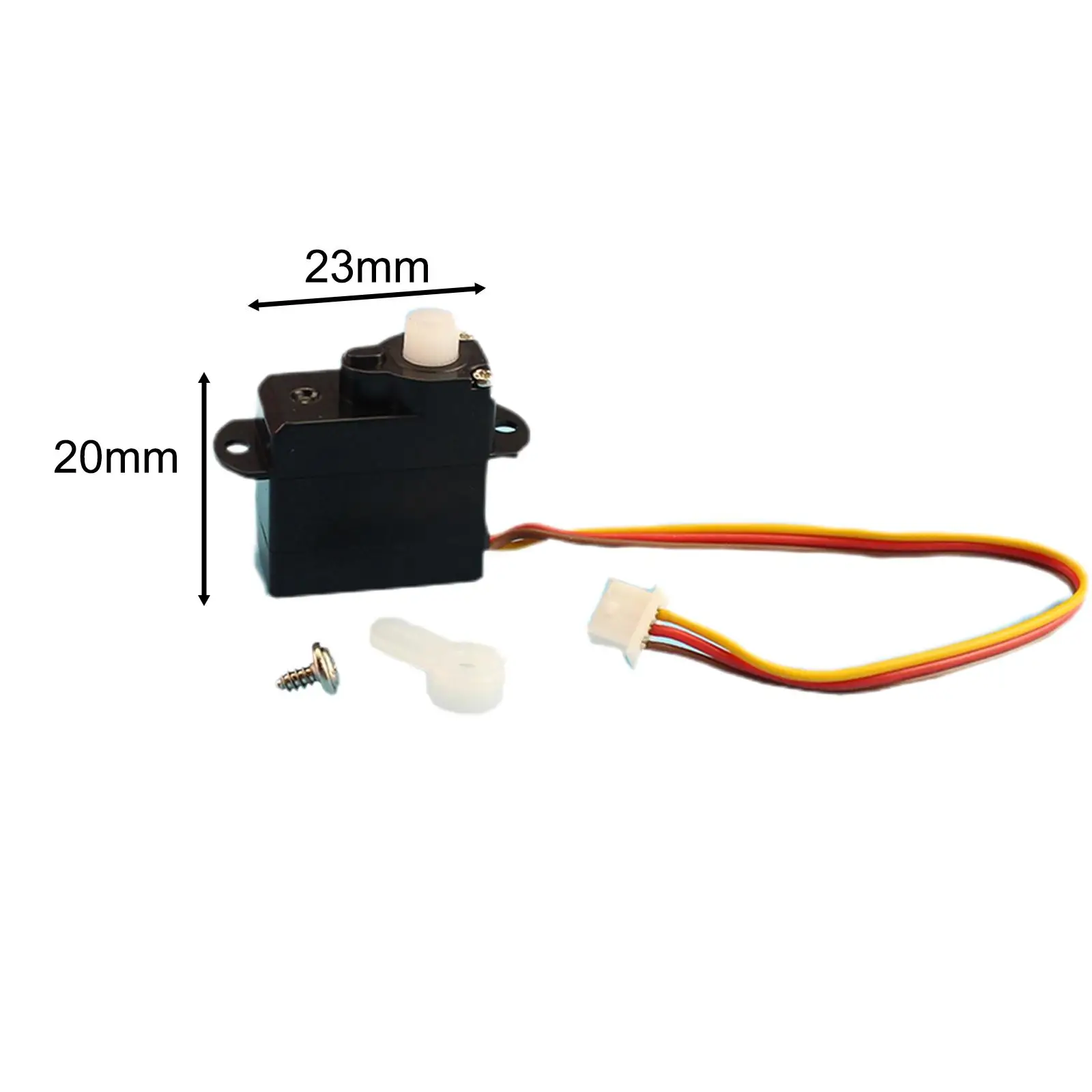 3 Pieces RC Airplane Servo Spare Parts Replacement Servo RC Parts Steering Gear for Wltoys K110S XK K127 Helicopter Aircraft