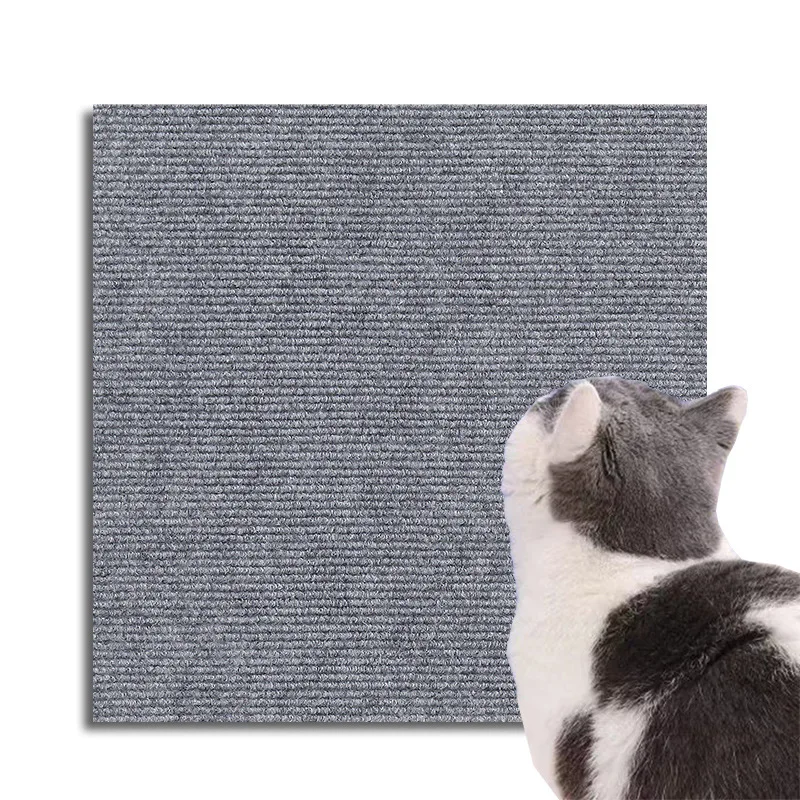 Alfombra autoadhesiva recortable para gatos, rascador de pared, sofá antiarañazos para gatos, tablero para rascar, protección para sofá, afilar patas - imagen 5
