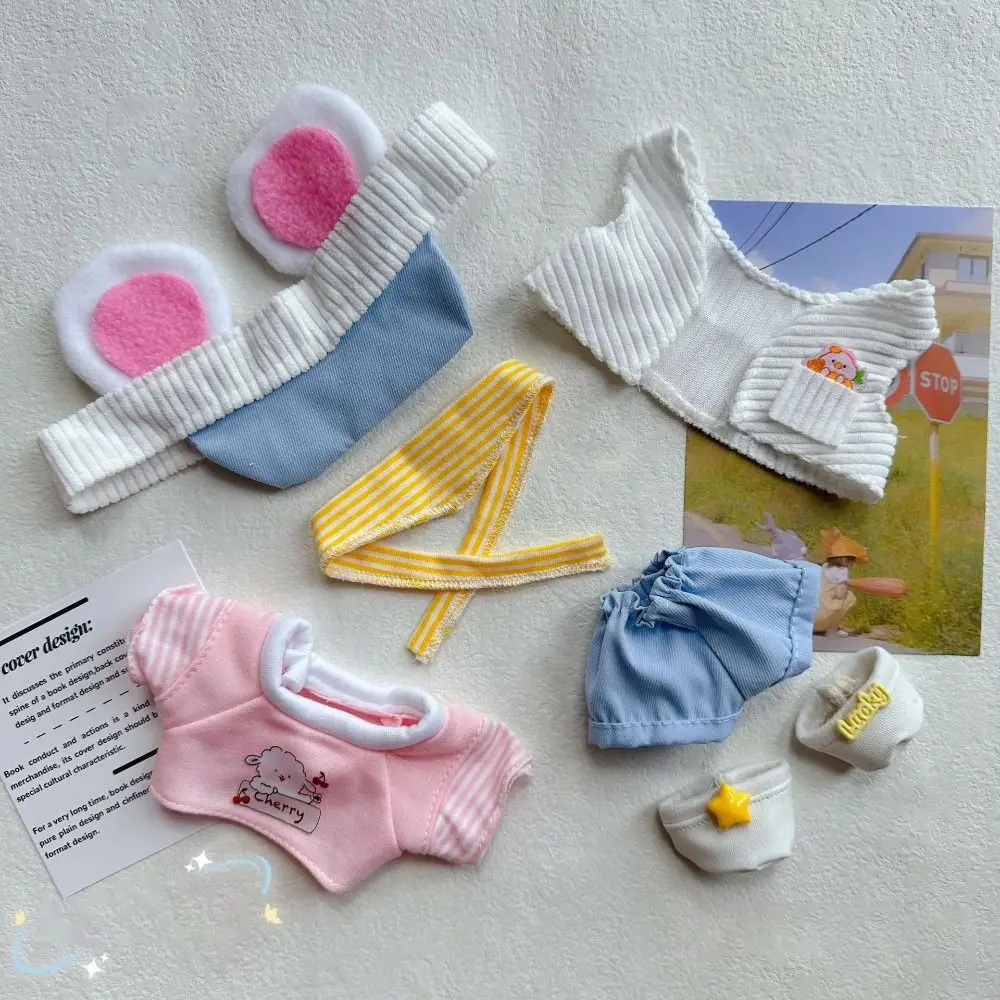 Ropa de muñeca de algodón DIY de 20cm, juguete de dibujos animados, regalo, accesorios de juguete, ropa de muñeca colorida, decoración, muñeca de algodón - imagen 4