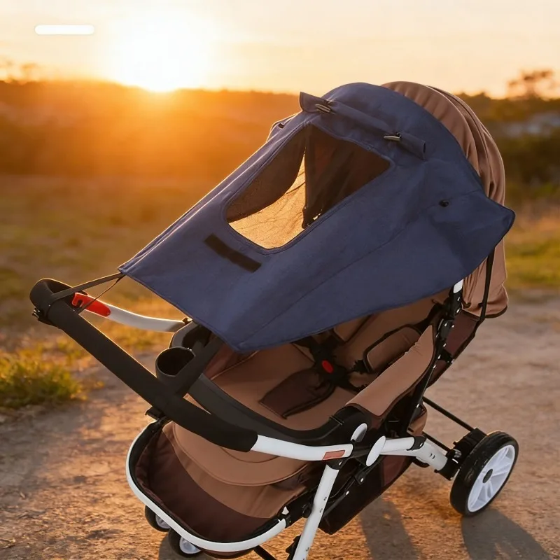 Parasol universal anti-UV para coche de bebé con ventana – Protección solar niños
