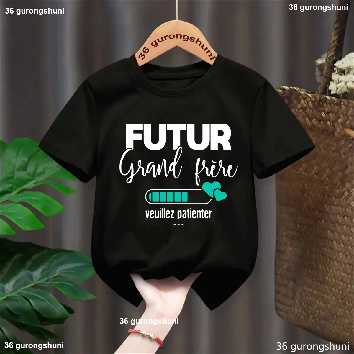 Camiseta infantil de algodón con estampado verano divertido
