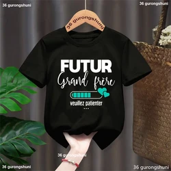 Camiseta infantil de algodón con estampado verano divertido
