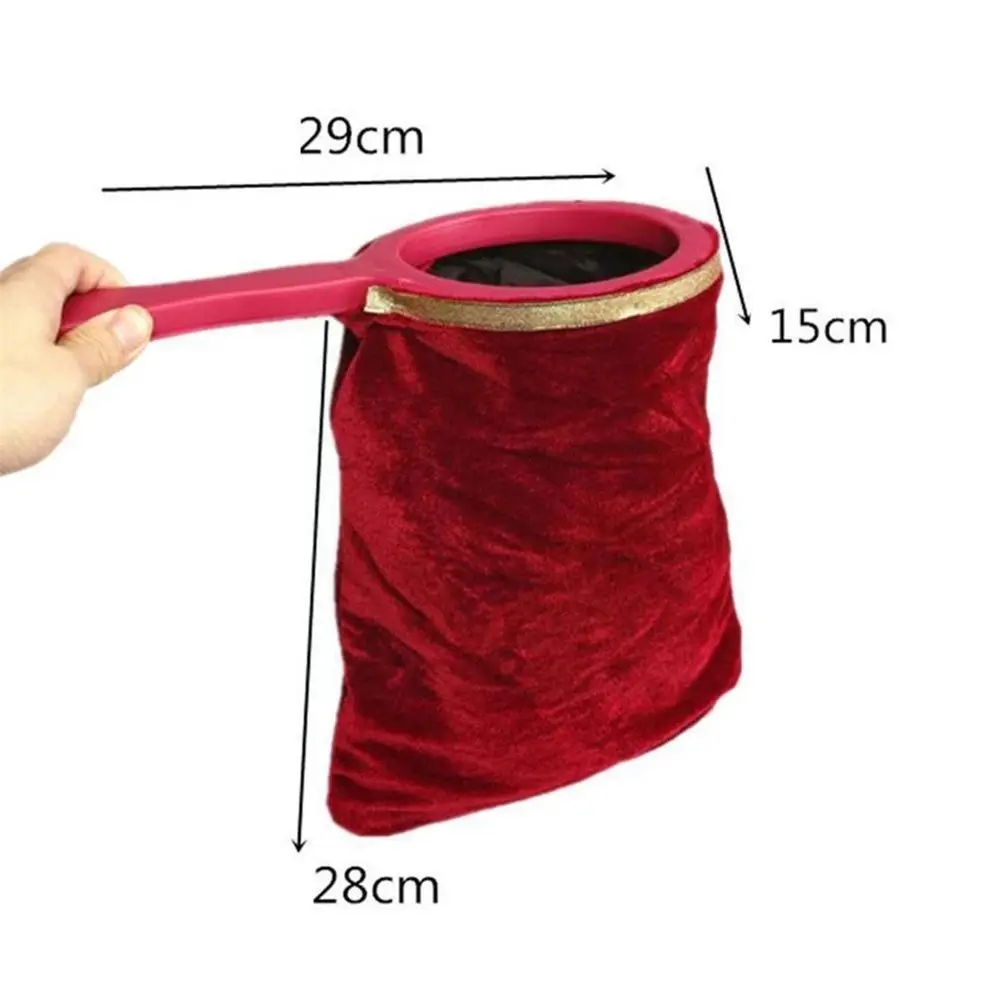 Bolsa de magia para niños: cambio de terciopelo con tirador de flores - imagen 2