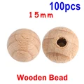 15mm Round 100pcs