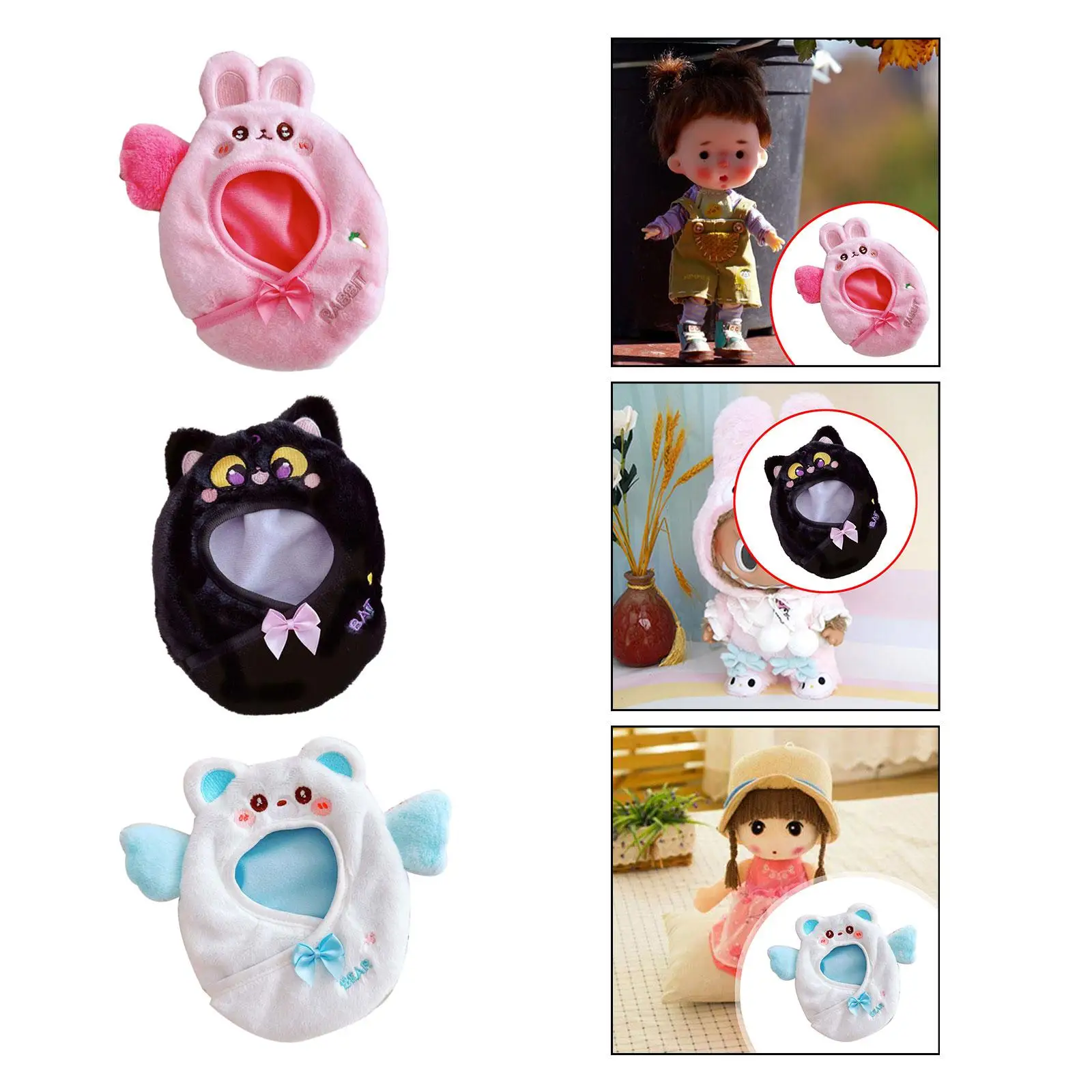 Plush Doll Clothes Doll Sleeping Bag Plush Doll Accessories Dress up Stylish