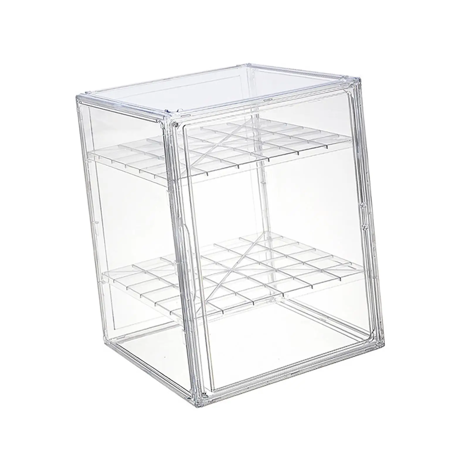 Display Case Helmet Display Case Self-assembly Shelf Collectibles Box Showcase for Collectibles Toys Helmet Souvenirs Booties