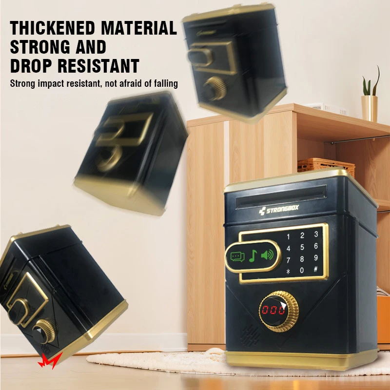 Hucha con pantalla táctil para niños, juguete con conteo automático, caja de dinero de dibujos animados para ahorrar capacidad de monedas, ahorro de dinero, Gfit de cumpleaños - imagen 4