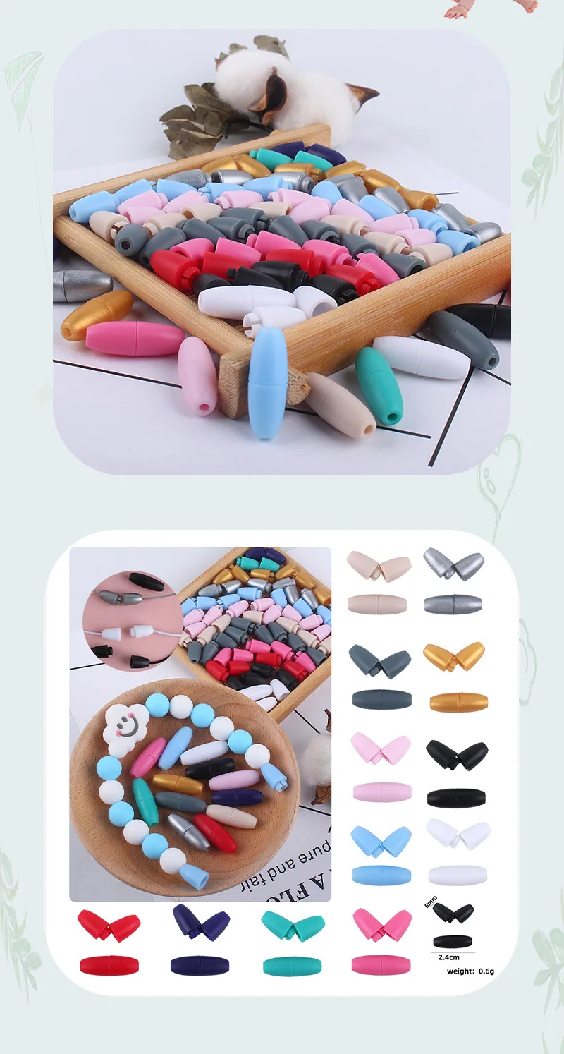 Cierres clips - 10 unidades