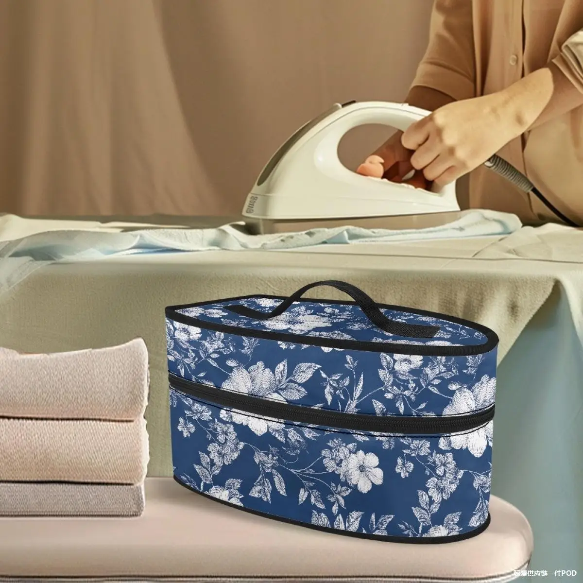 Bolsa para plancha floral - organizadora para hogar y viaje - imagen 4