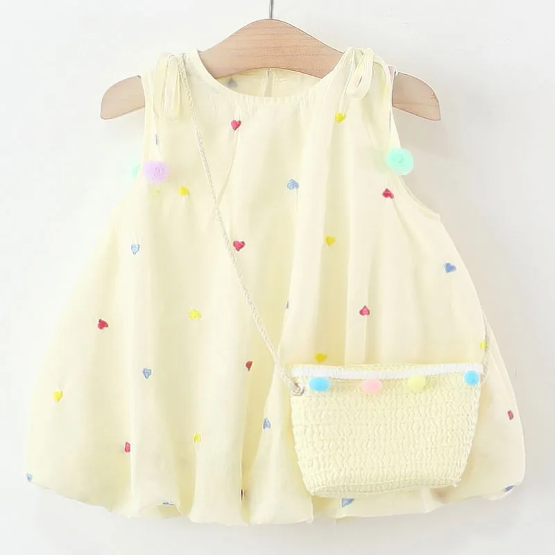 Vestido de verano sin mangas para niño en algodón suave - imagen 4