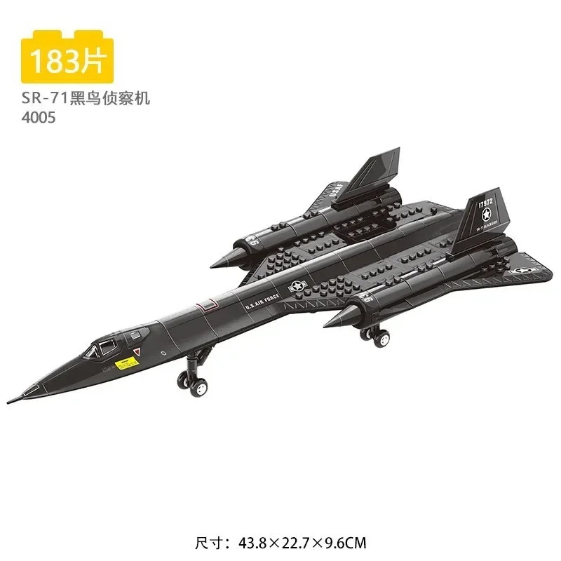 Blackbird Avión Espía – Bloques de Construcción para Niños - imagen 3