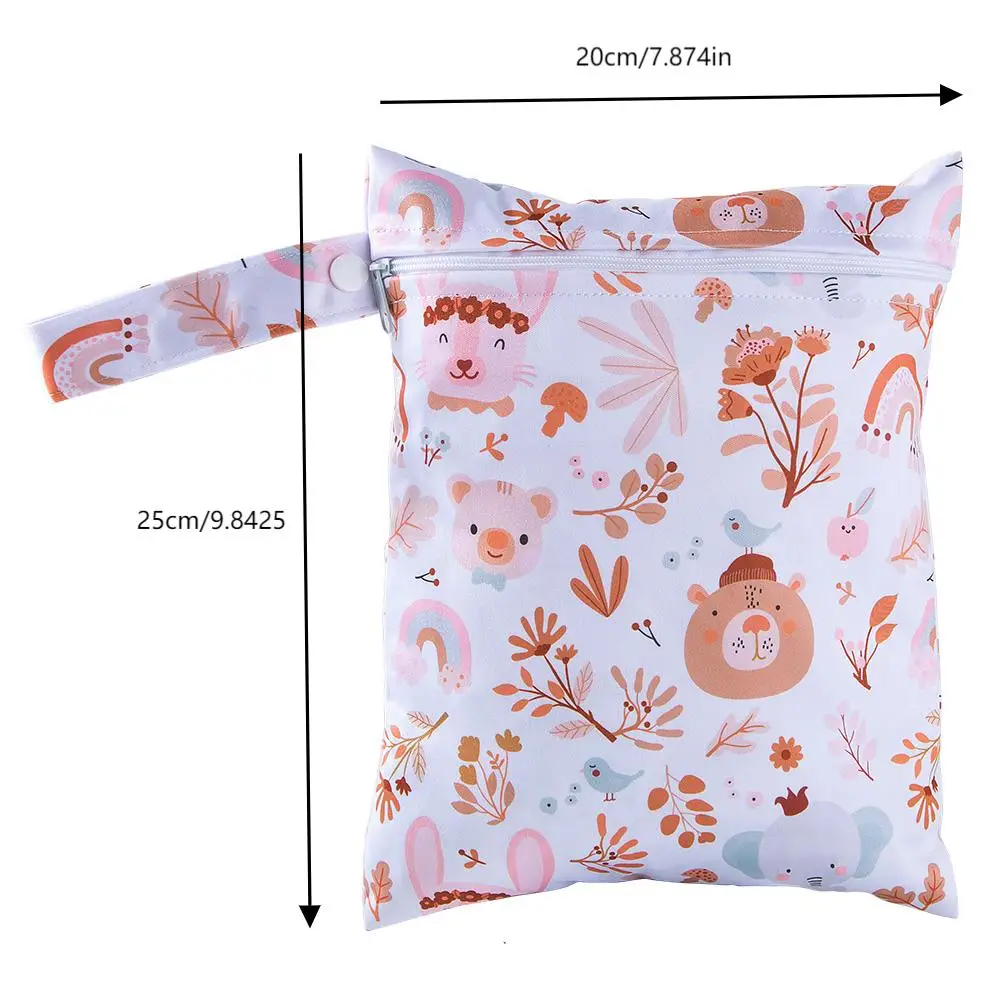 Bolsa multifuncional para bebé seca y húmeda: impermeable y reutilizable, adecuada para madres, muy adecuada para productos infantiles - imagen 5