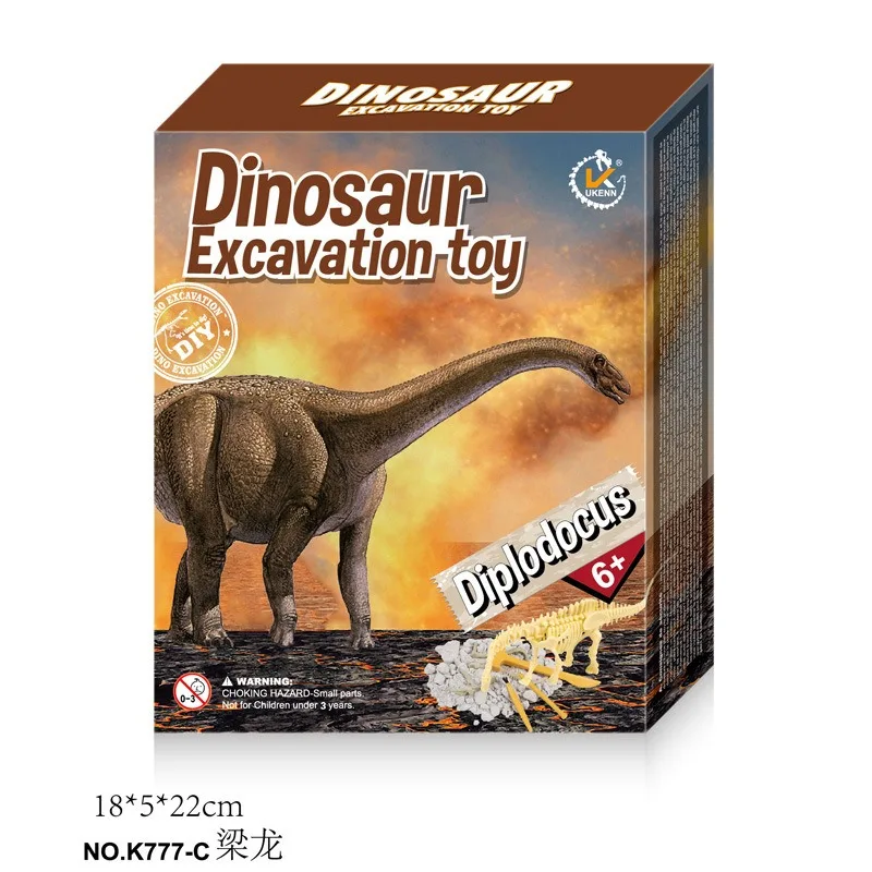 Kit de excavación de fósiles de dinosaurios, juguetes, modelo de esqueleto de Animal Jurásico, juego educativo arqueológico de minería científica, regalo para niños - imagen 4