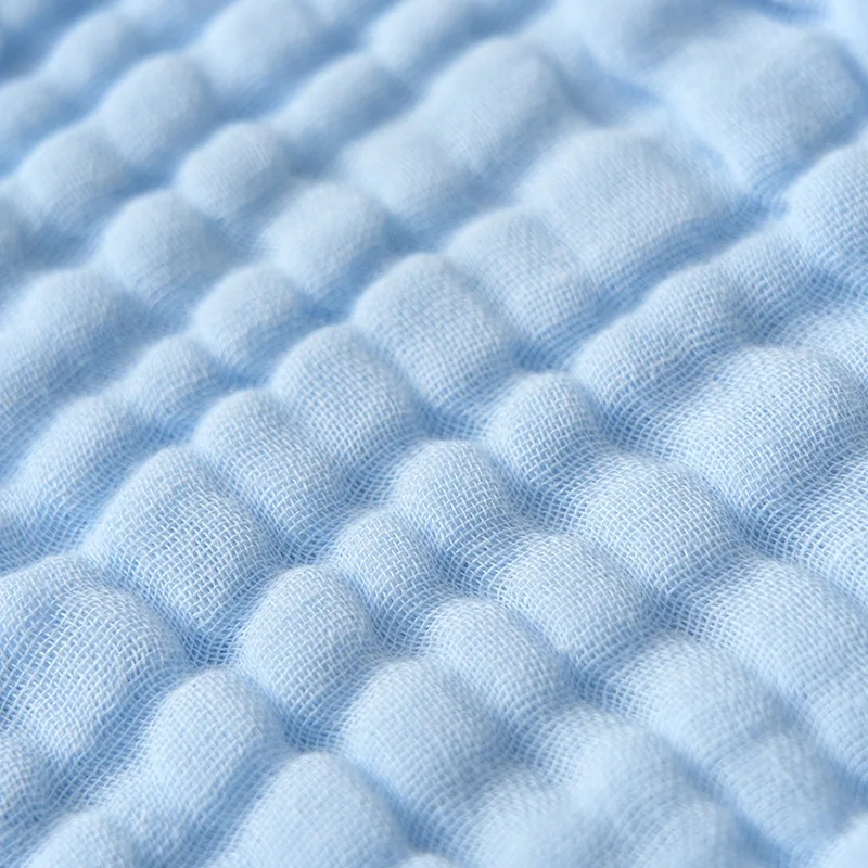 Juego de paños para eructar de gasa de 6 capas, Baberos de algodón orgánico ultraabsorbentes de Color sólido, Tawel de Saliva multiusos suave para recién nacidos - imagen 4