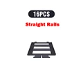 16pcs straight rails