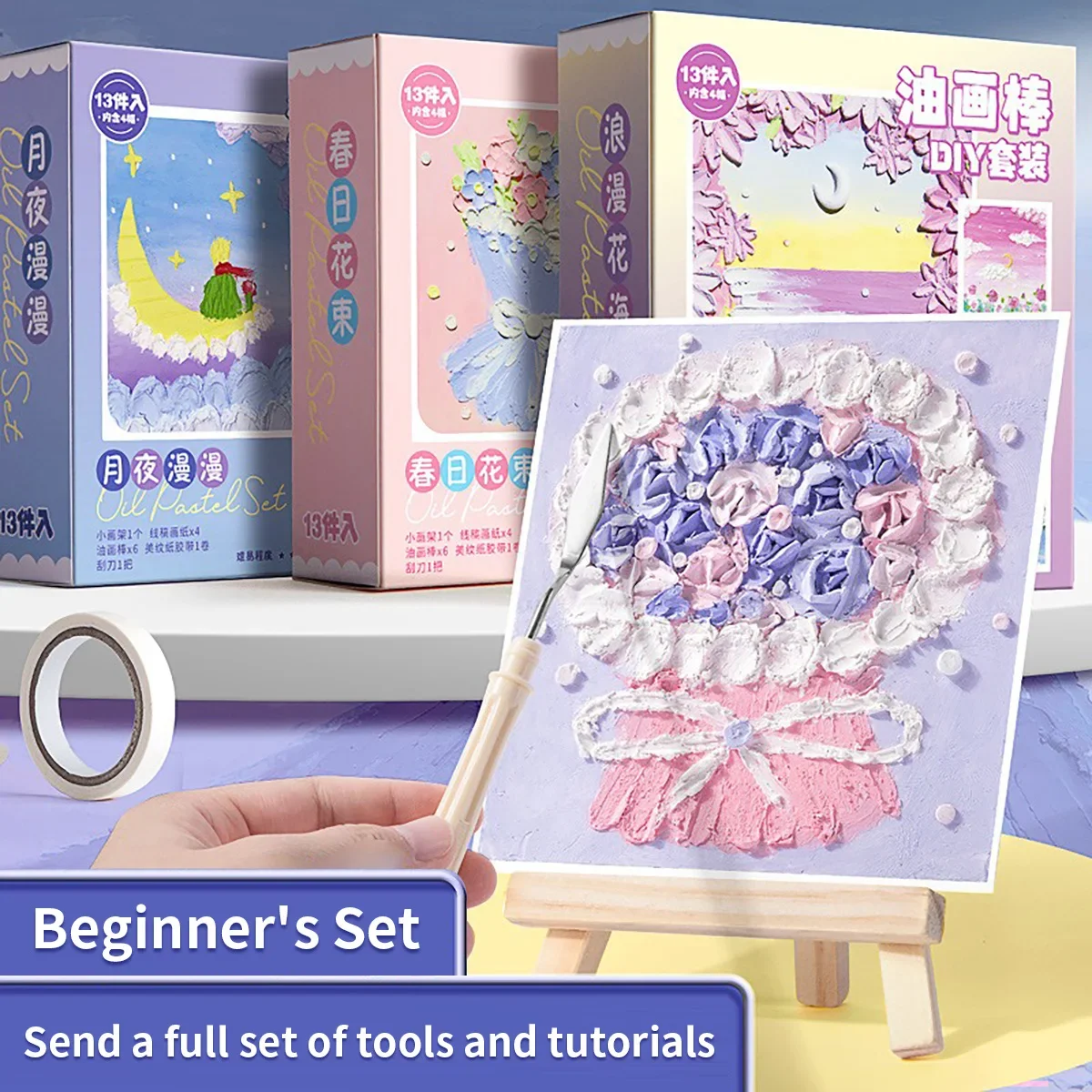 Kit de arte escolar para niños – Crayones supersuaves y pintura lavable - imagen 5