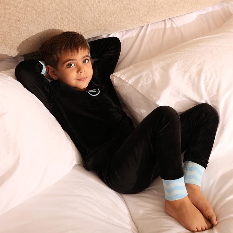 Conjunto familiar a juego: pijamas, vestido y mameluco para niños - imagen 2