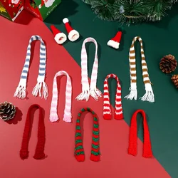 Gorro navideño de lana artesanal para muñecas