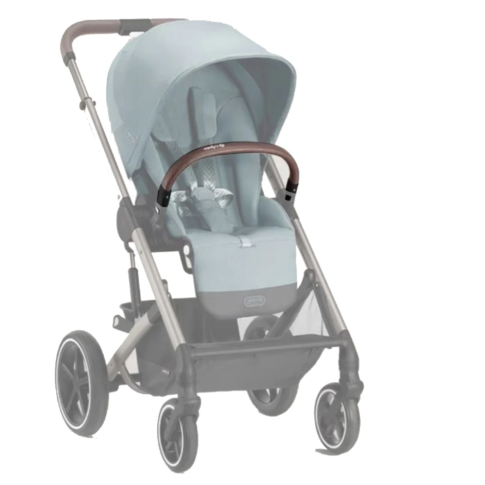 Cybex Balios S Lux - Barra de parachoques de cuero para carrito de bebé - imagen 4