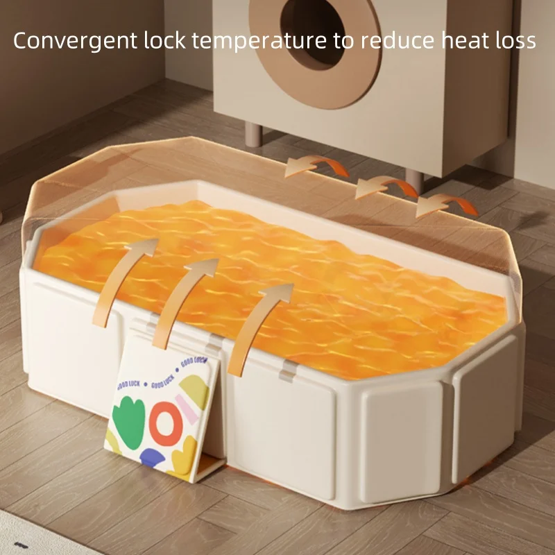 Bañera de PVC para bebé, bañera plegable grande para niños de 0 a 4 años, puede sentarse y acostarse en una bañera para recién nacidos - imagen 5