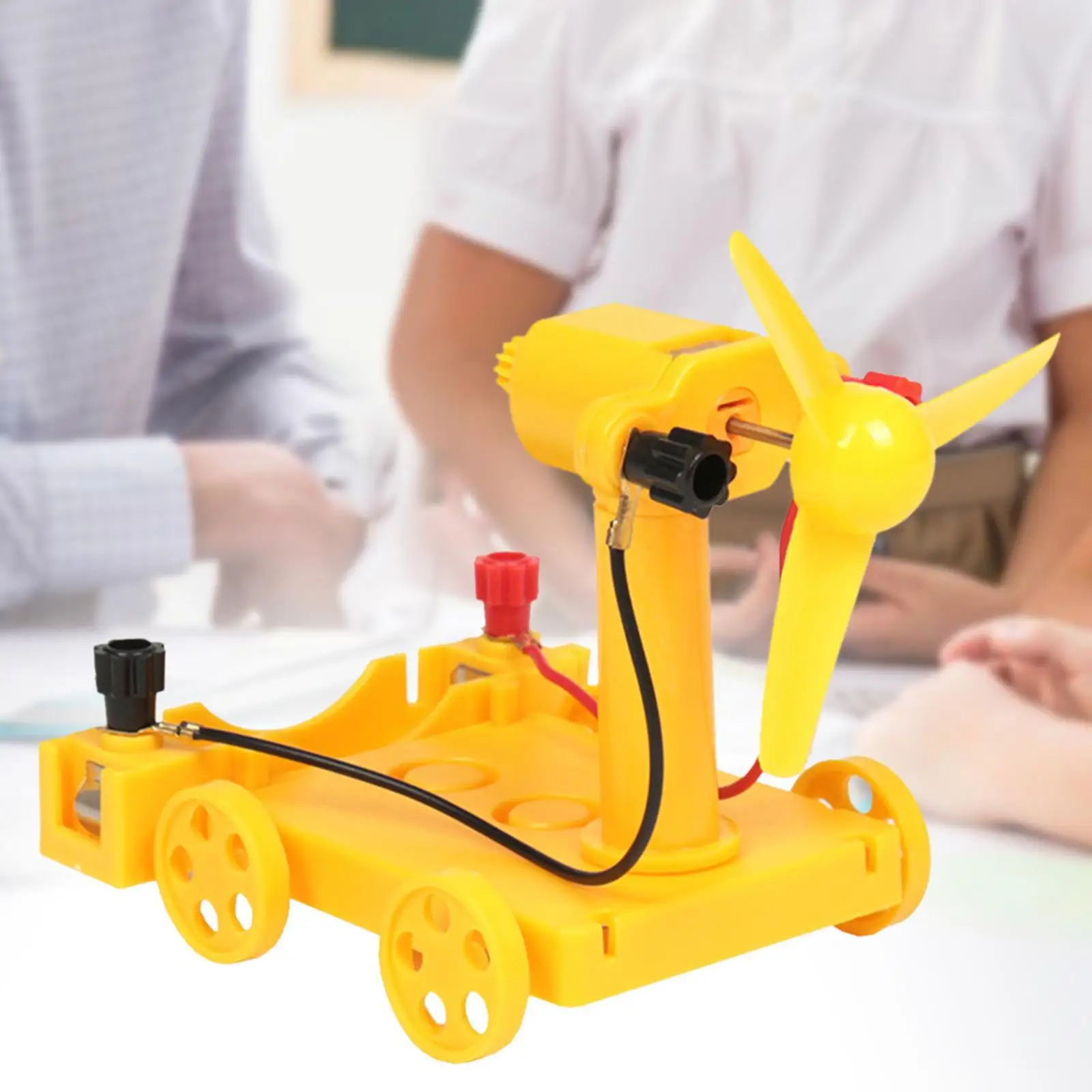 Modelo de coche de energía eólica DIY, juguete educativo de inteligencia, proyectos artesanales, herramienta de enseñanza, juego de experimentos científicos para niños