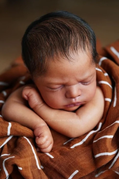 NPK 21 ''gran cantidad sin pintar piezas de muñeca sin terminar Kit de muñeca Reborn Everlee Baby Sleeping Color fresco - imagen 2