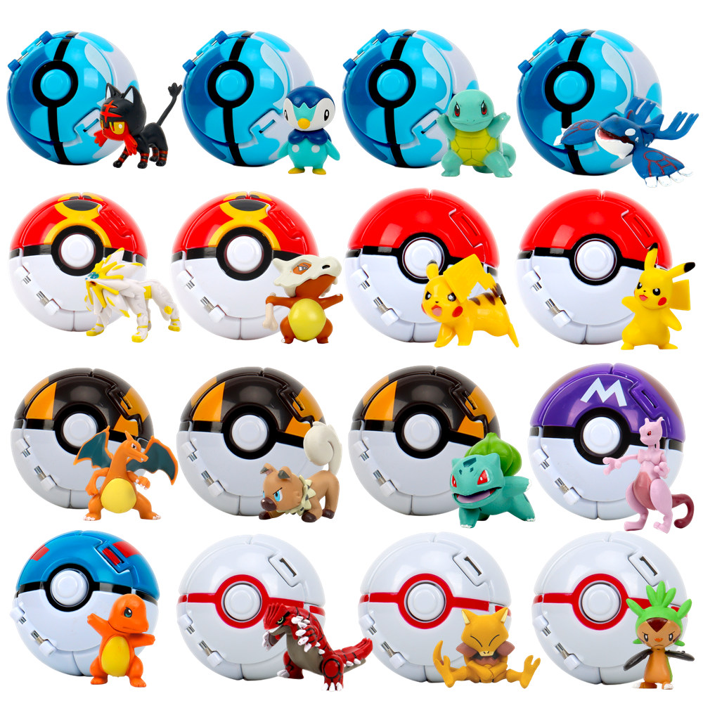 Figura Pokeball Pokemon Pikachu - Regalo infantil