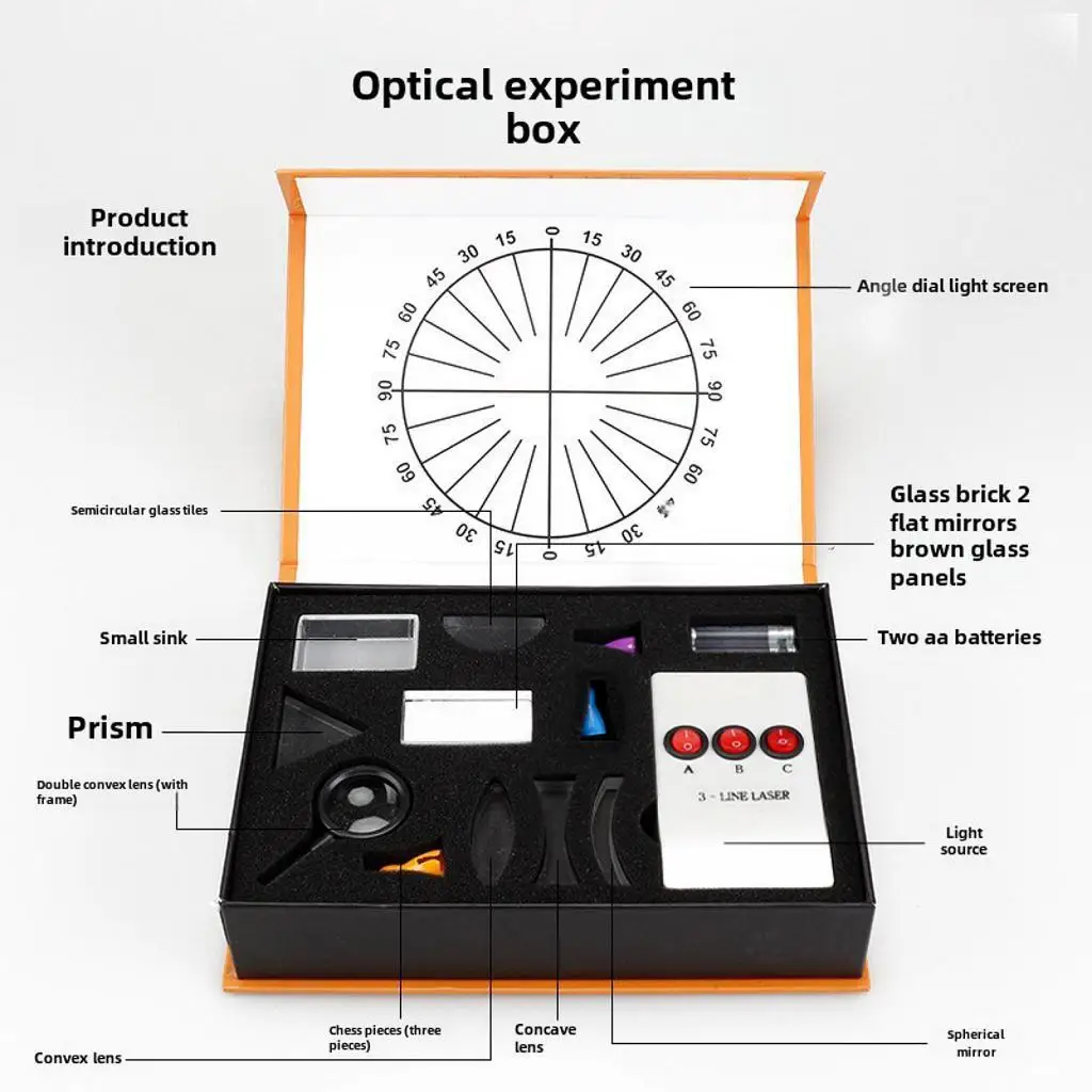 Physical Light Reflection and Refraction Model for Kids Boys