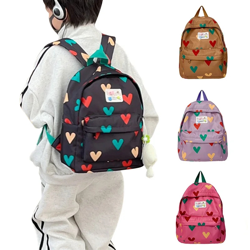 Mochila escolar infantil con estampado Dulce Amor para jardín de infantes - imagen 4