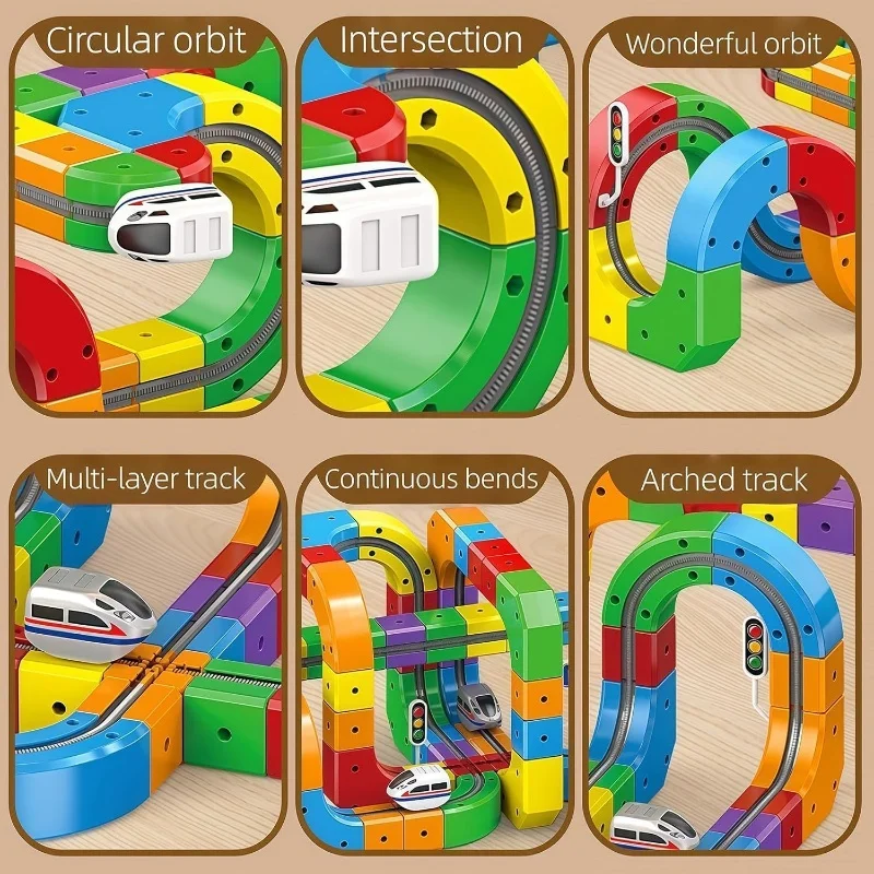 Tren magnético de construcción – Juguete educativo para niños - imagen 4