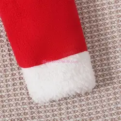 Disfraz de Papá Noel para bebé con vestido y sombrero navideño