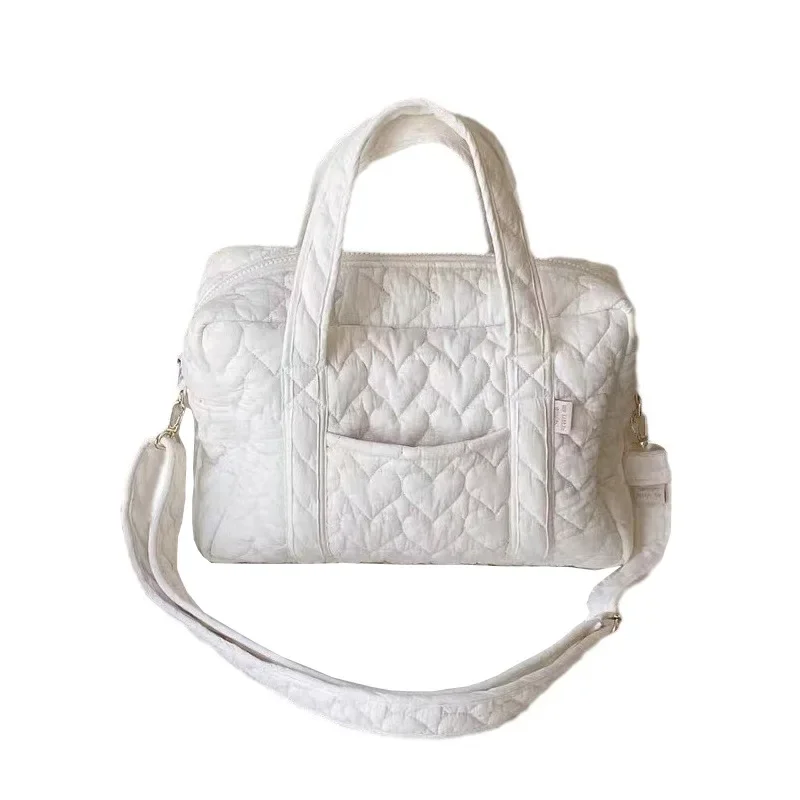 Bolsa pañales algodón acolchada A Langer Bebe – Bandolera multifunción - imagen 2