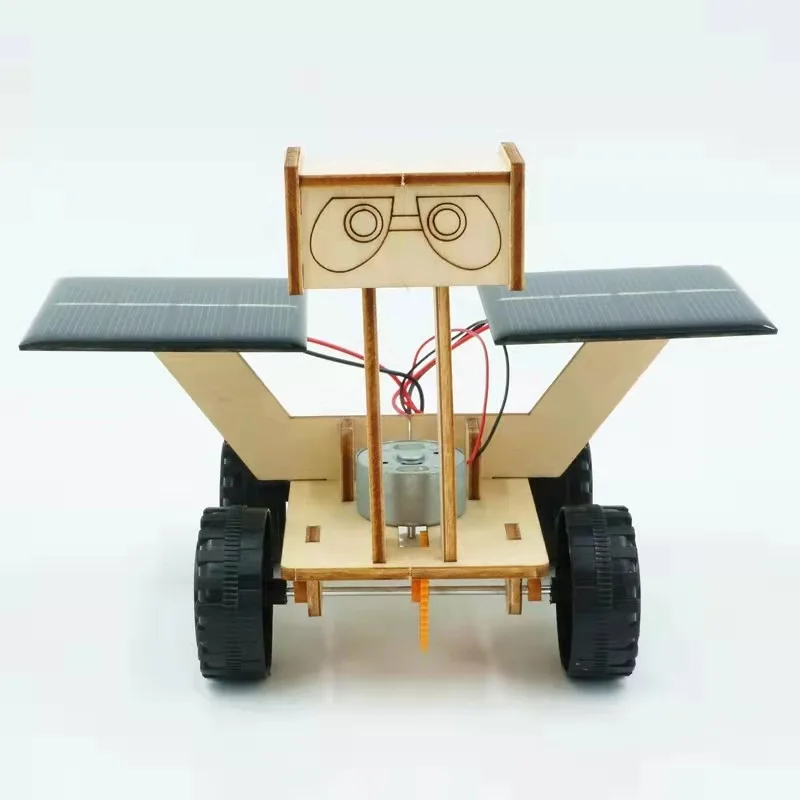 Gizmo De ciencia creativa para niños, 1 piezas, máquina alimentada por energía Solar, modelo de coche para niños, regalo, juguetes educativos de aprendizaje Simple - imagen 3