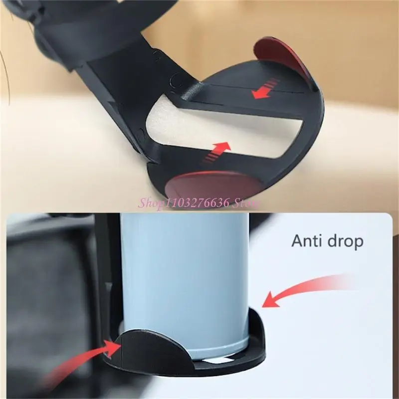 Soporte para vasos y botellas de cochecito bebé con liberación rápida - imagen 3