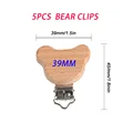 5pcs 39mm Bear clip