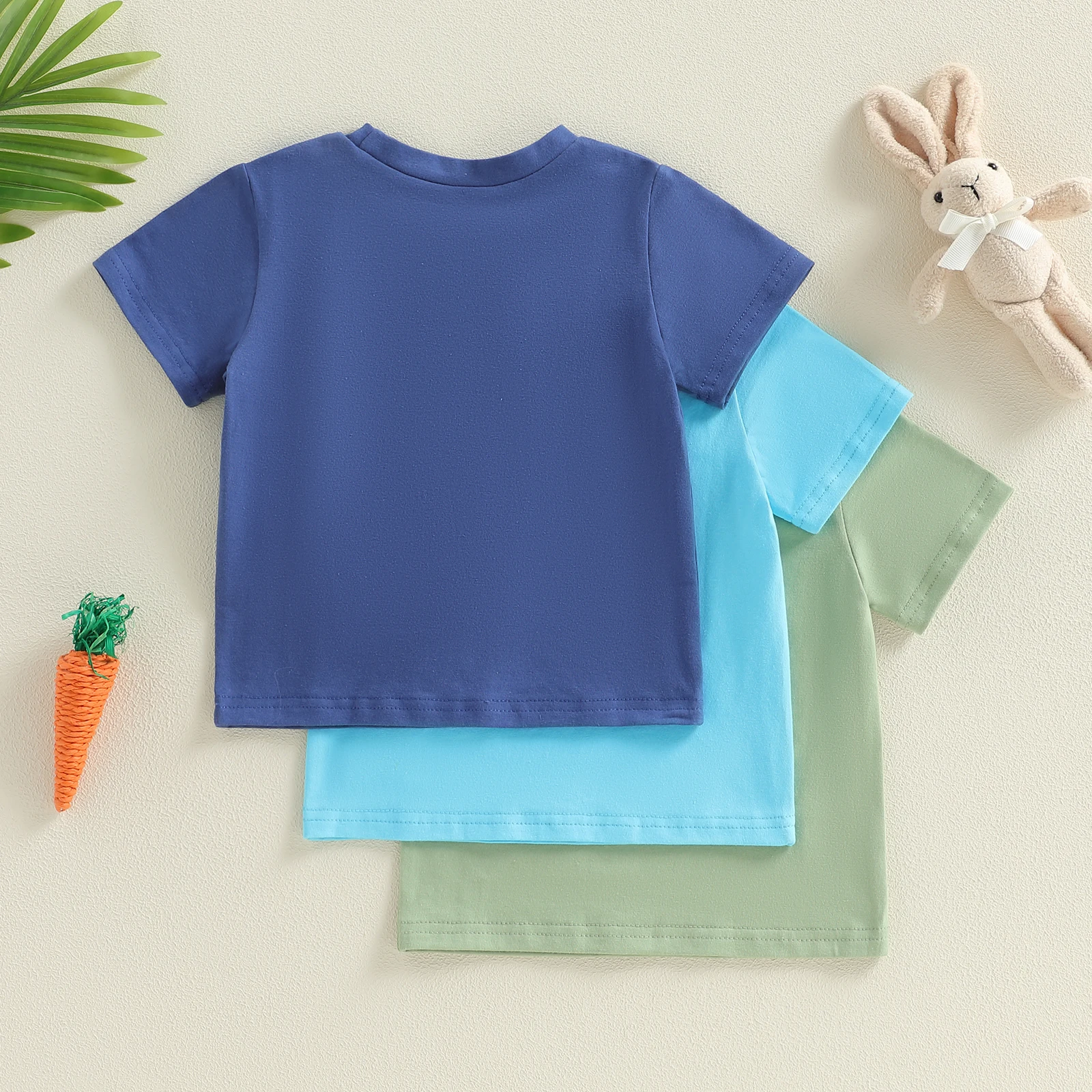 Tregren Set Camisetas Bebé con Estampado Conejo – Primavera - imagen 3