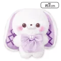 purple bow rabbit