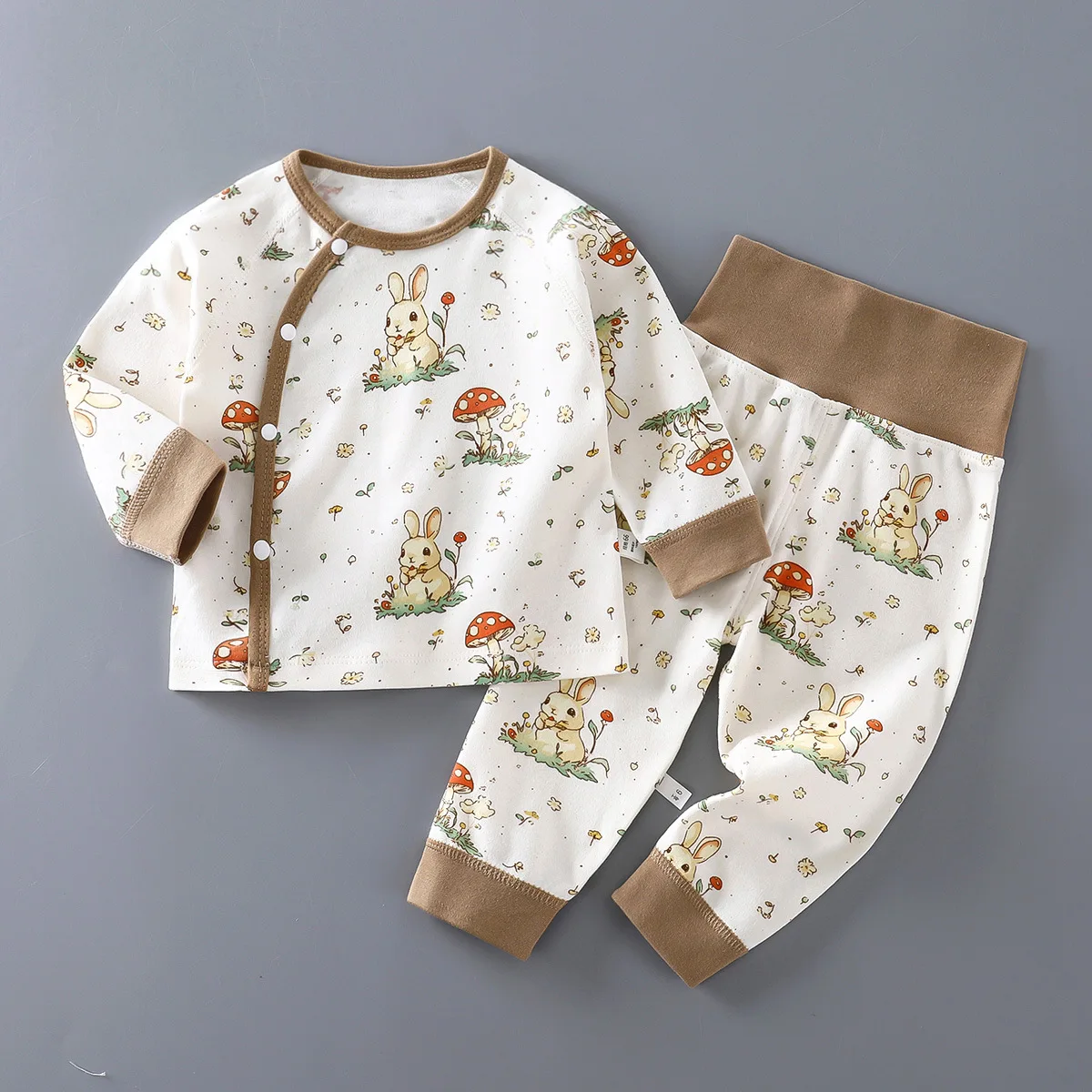 Pijamas de algodón para bebé y niño – manga larga transpirables con dibujos - imagen 3