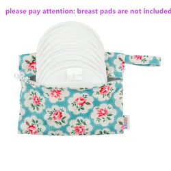 Bolsas húmedas reutilizables lavables con cremallera para bebé
