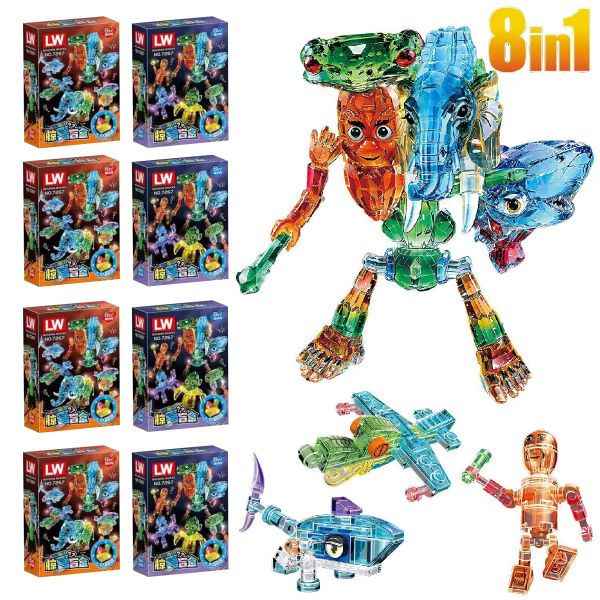 TungTung Figura de construcción italiana – Juguete montable infantil - imagen 4