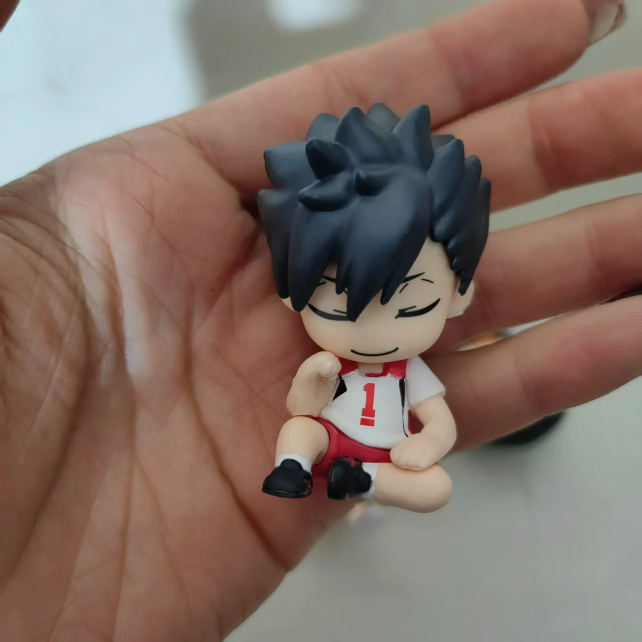Figura de acción Spot, voleibol juvenil Hinata Yingshan, mirando hacia mostrar el uniforme del equipo, modelo Gacha de torneado y saludo - imagen 4