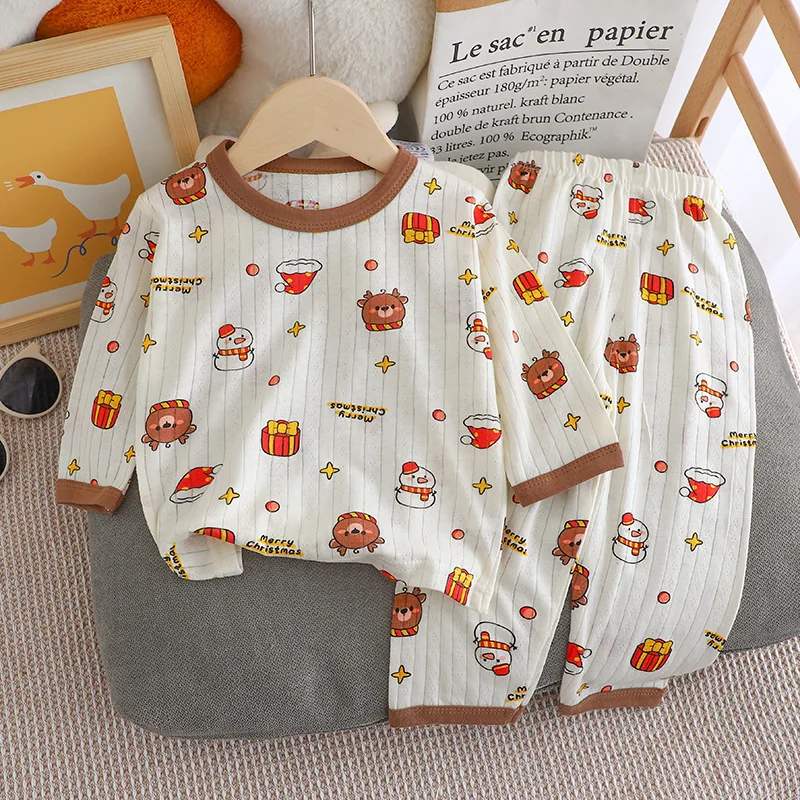 Conjunto pijama dibujos animados para niños y niñas – Primavera otoño - imagen 5