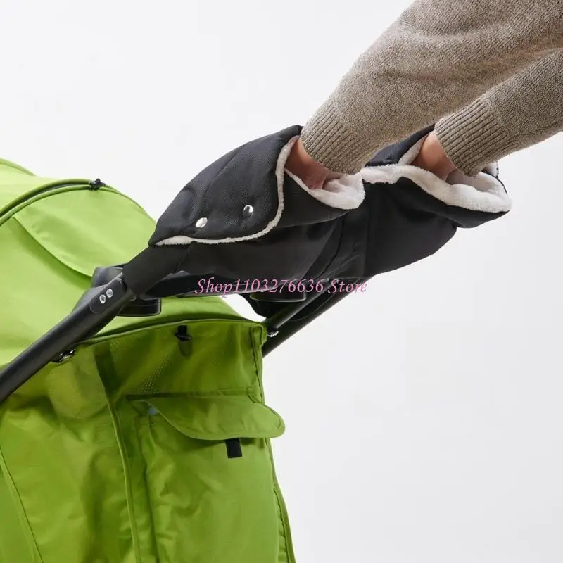 Calentadores manos elegantes R6FD para cochecitos bebé, accesorios perfectos para paseos invierno - imagen 2