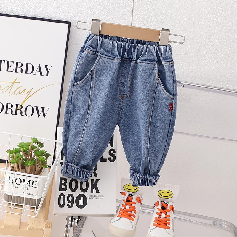 Nueva moda de primavera y otoño, ropa para niñas, pantalones sólidos para niños, disfraz informal para niños pequeños, pantalones infantiles, ropa deportiva para niños - imagen 2