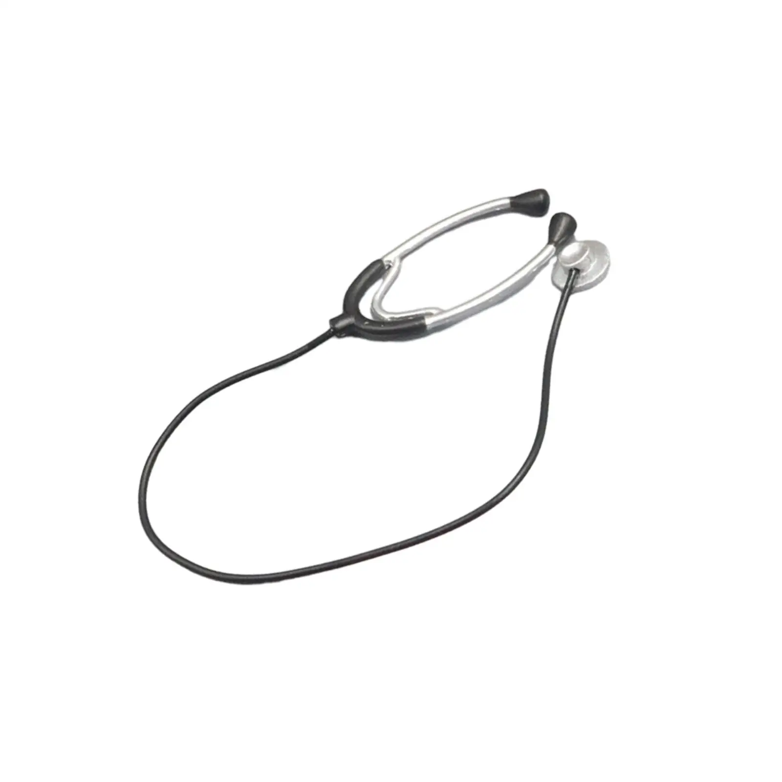 1/6 Scale Stethoscope for 12in Figures Decorative Role Playing BJD Doll Parts Collection Figure Accessories Christmas Gift